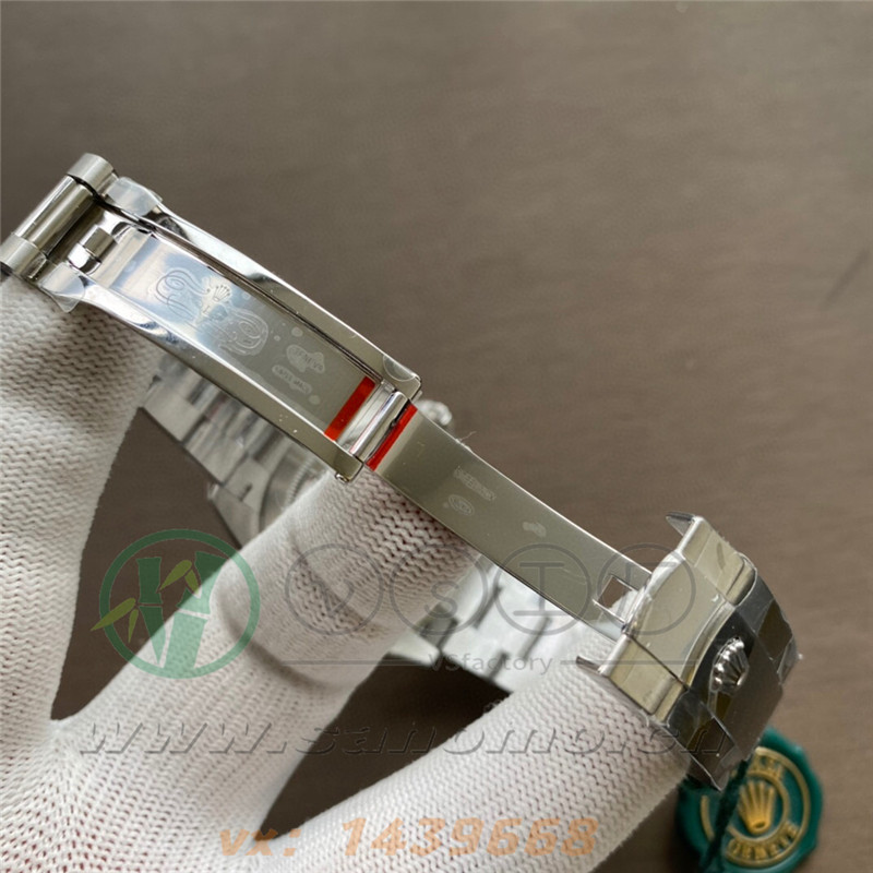 VS廠勞力士日志41mm陶瓷白面三銖帶「3235機芯」產品展示