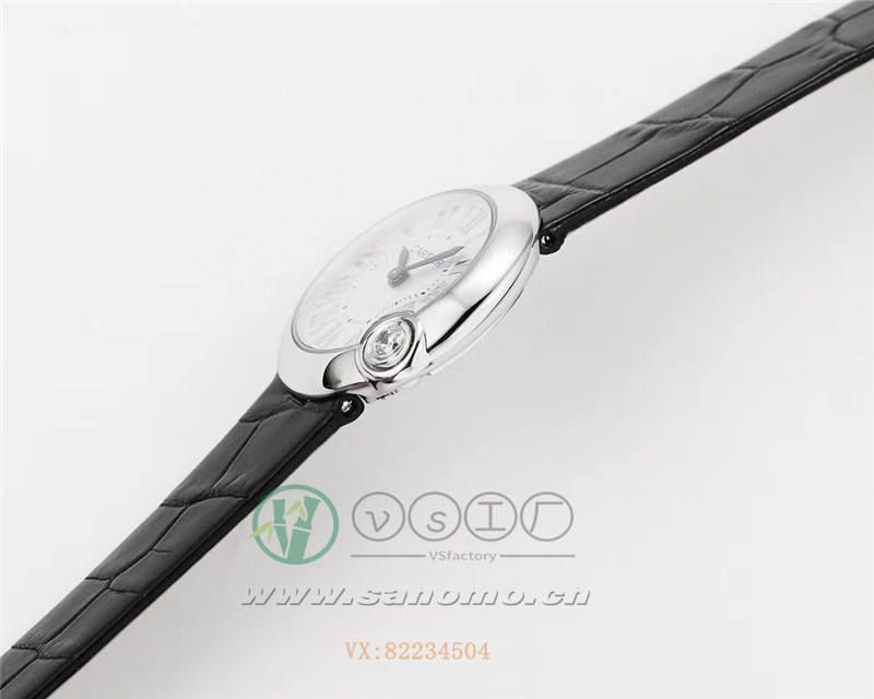 V6廠卡地亞白氣球女士石英做工評測（v6白氣球質量如何）