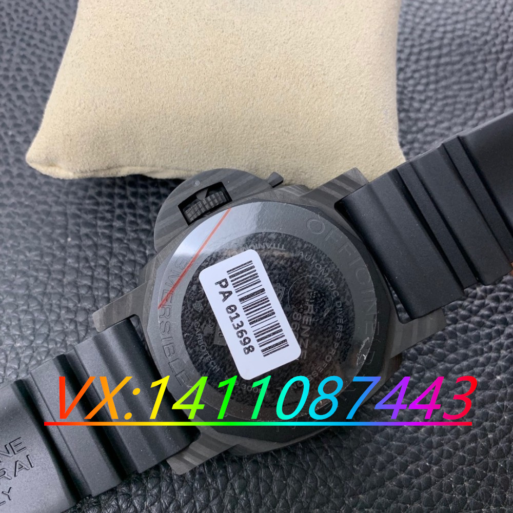 VS廠沛納海1616碳纖維材質(zhì)47尺寸拆機高清實拍細(xì)節(jié)